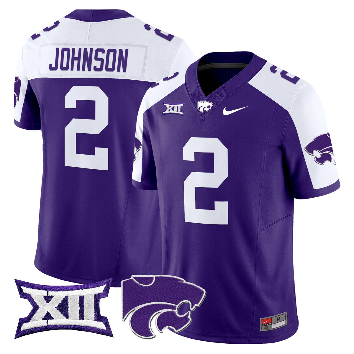 Men's Kansas State Wildcats 2025 Vapor Limited Jersey - All Stitched - image 1