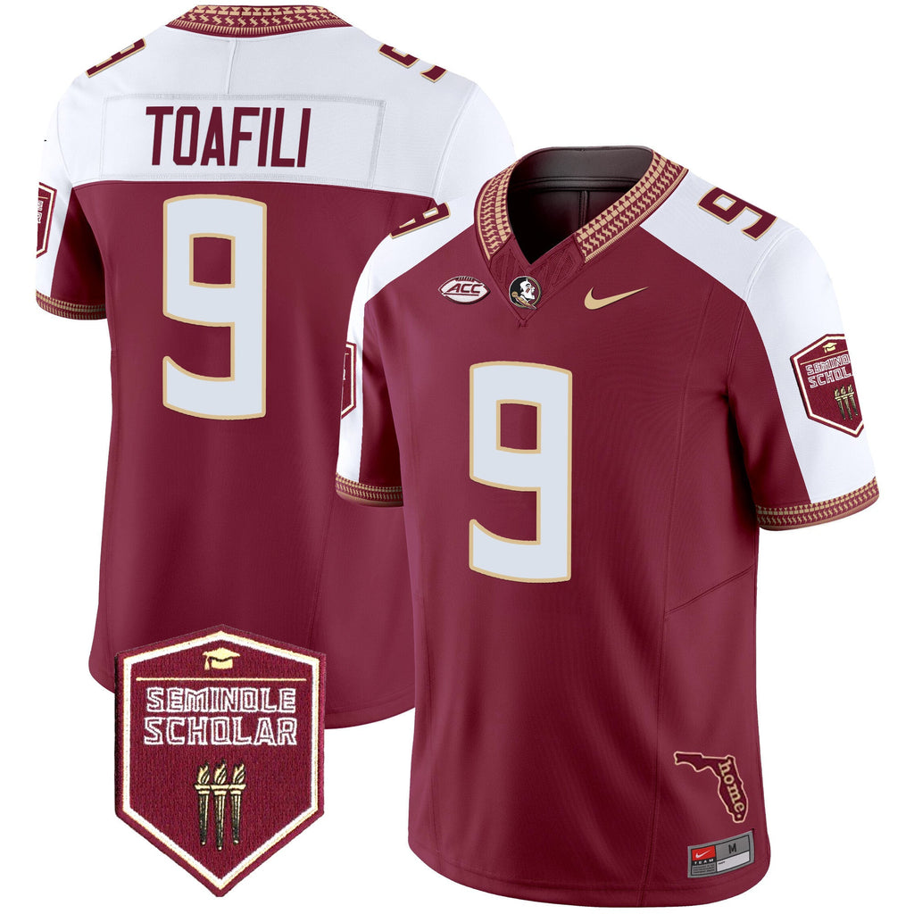 Men's Florida State Seminoles 2025 Seminole Scholar Patch Vapor Limited Jersey - All Stitched - image 6