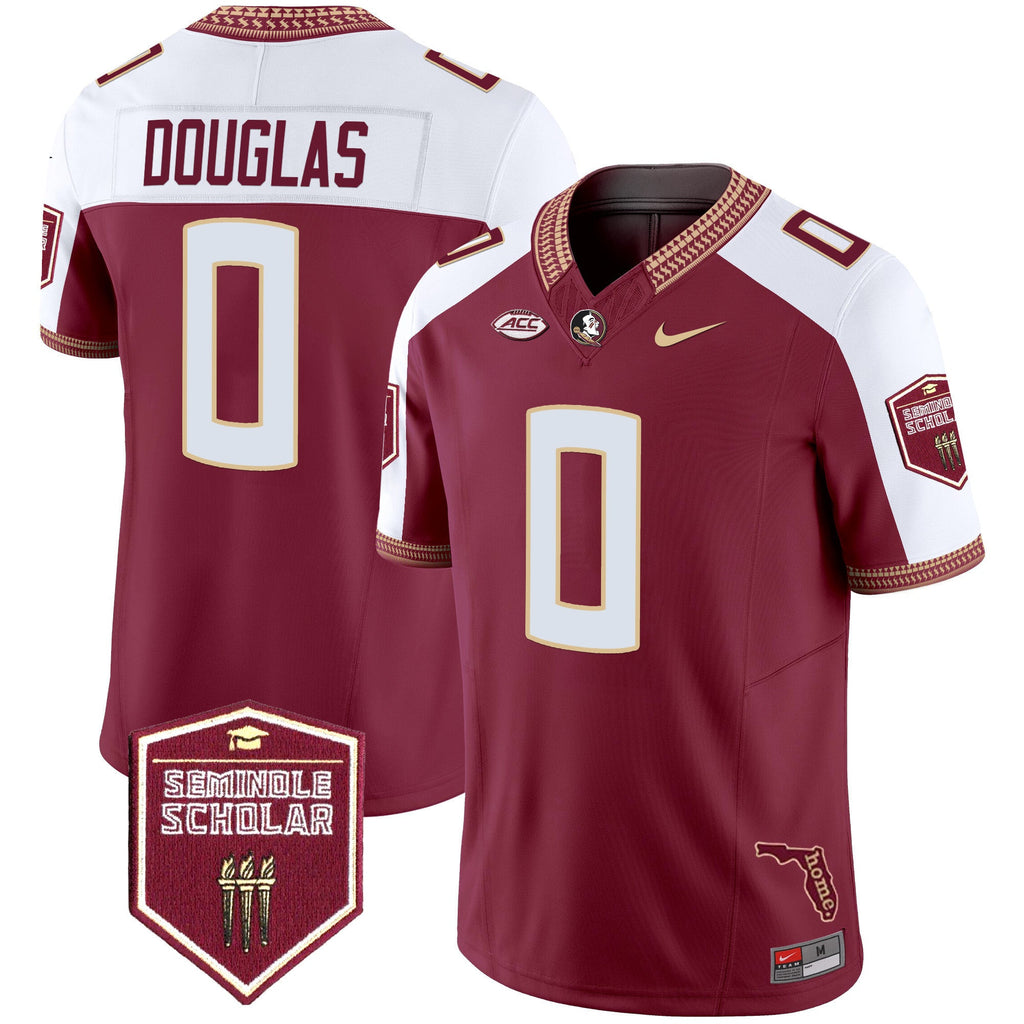 Men's Florida State Seminoles 2025 Seminole Scholar Patch Vapor Limited Jersey - All Stitched - image 7