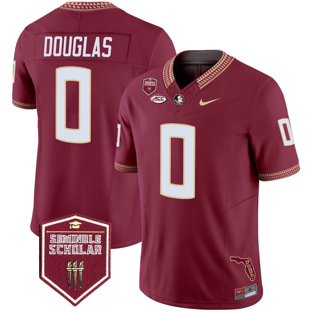 Men's Florida State Seminoles 2025 Seminole Scholar Patch Vapor Limited Jersey - All Stitched - image 25