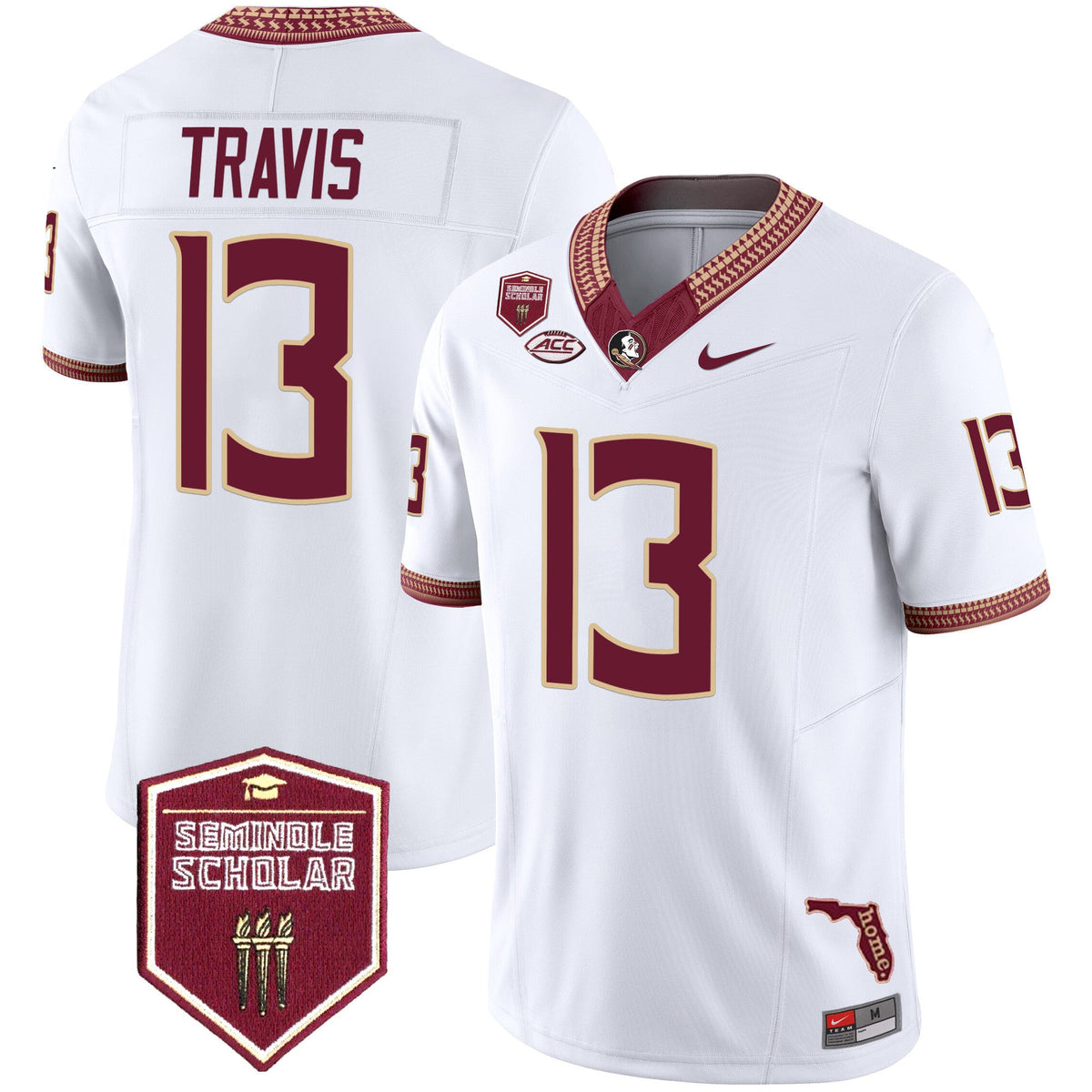 Men's Florida State Seminoles 2025 Seminole Scholar Patch Vapor Limited Jersey - All Stitched - image 30