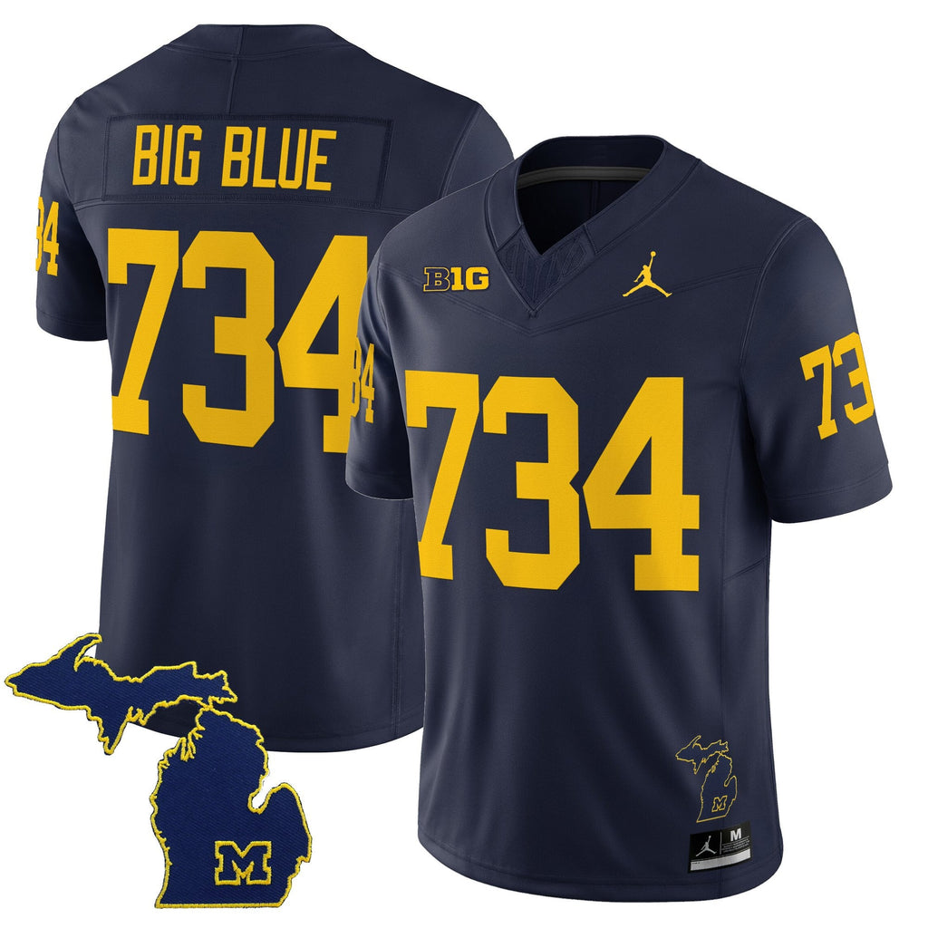 Men's Michigan Wolverines 2025 Vapor Limited Jersey V2 - All Stitched - image 2