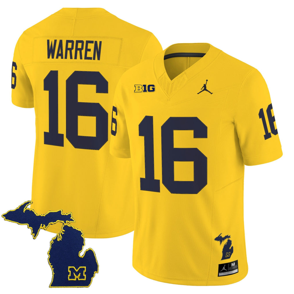 Men's Michigan Wolverines 2025 Vapor Limited Jersey V2 - All Stitched - image 9