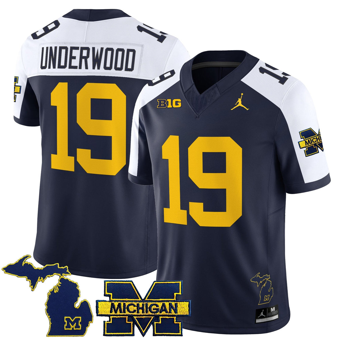 Men's Michigan Wolverines 2025 Vapor Limited Jersey V2 - All Stitched - image 27