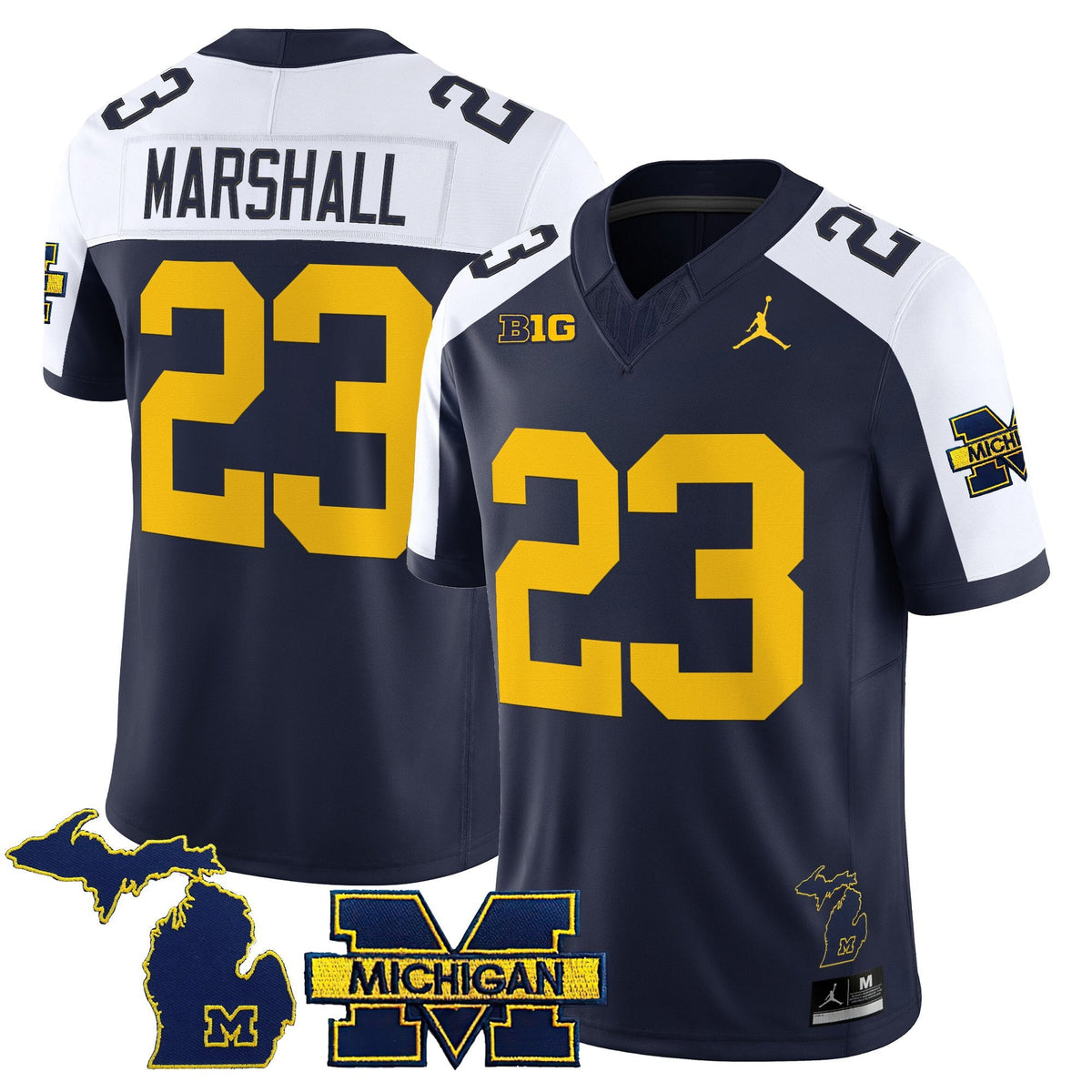 Men's Michigan Wolverines 2025 Vapor Limited Jersey V2 - All Stitched - image 30