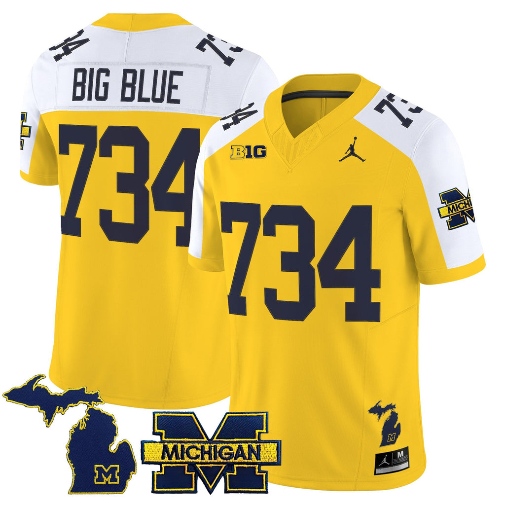 Men's Michigan Wolverines 2025 Vapor Limited Jersey V2 - All Stitched - image 34
