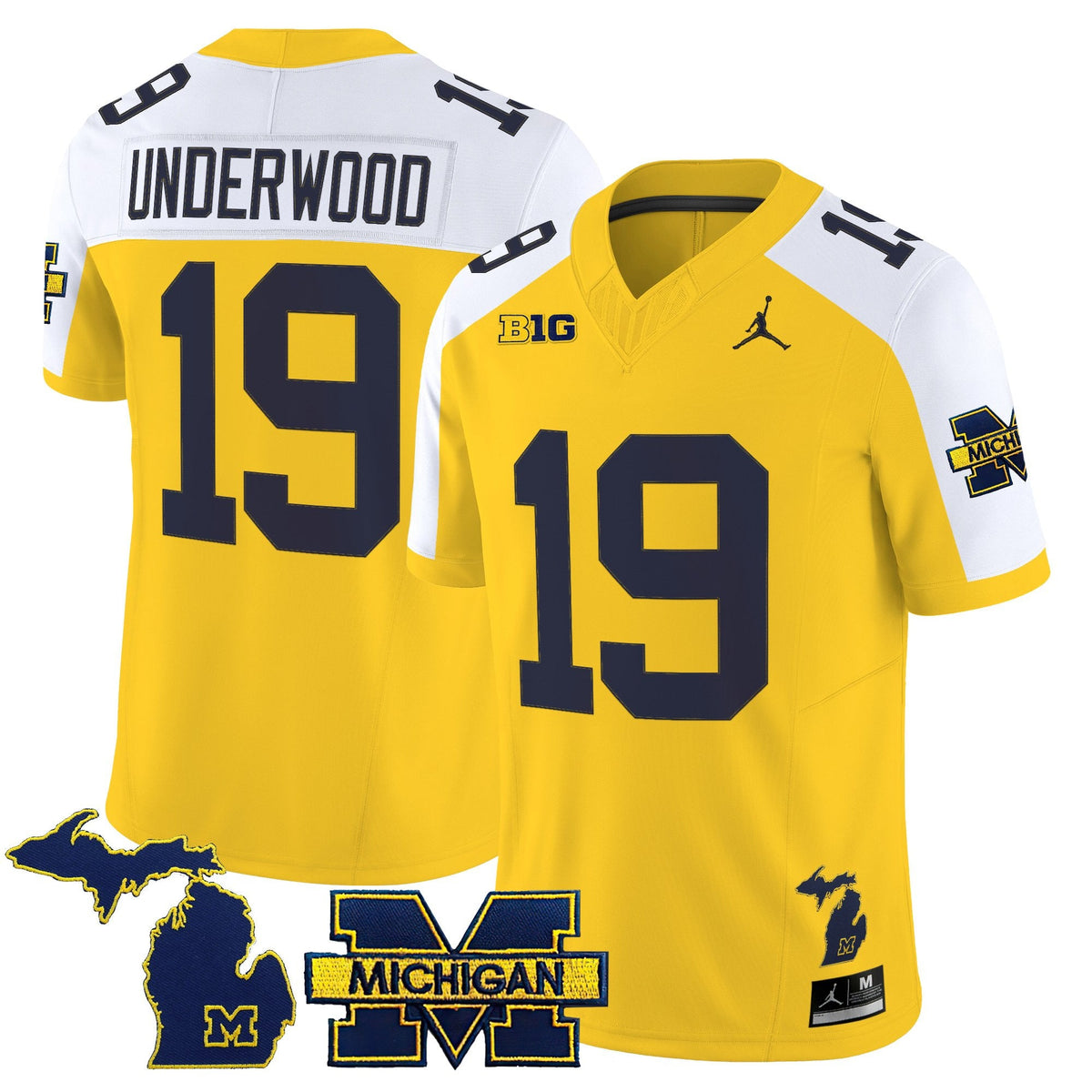 Men's Michigan Wolverines 2025 Vapor Limited Jersey V2 - All Stitched - image 35