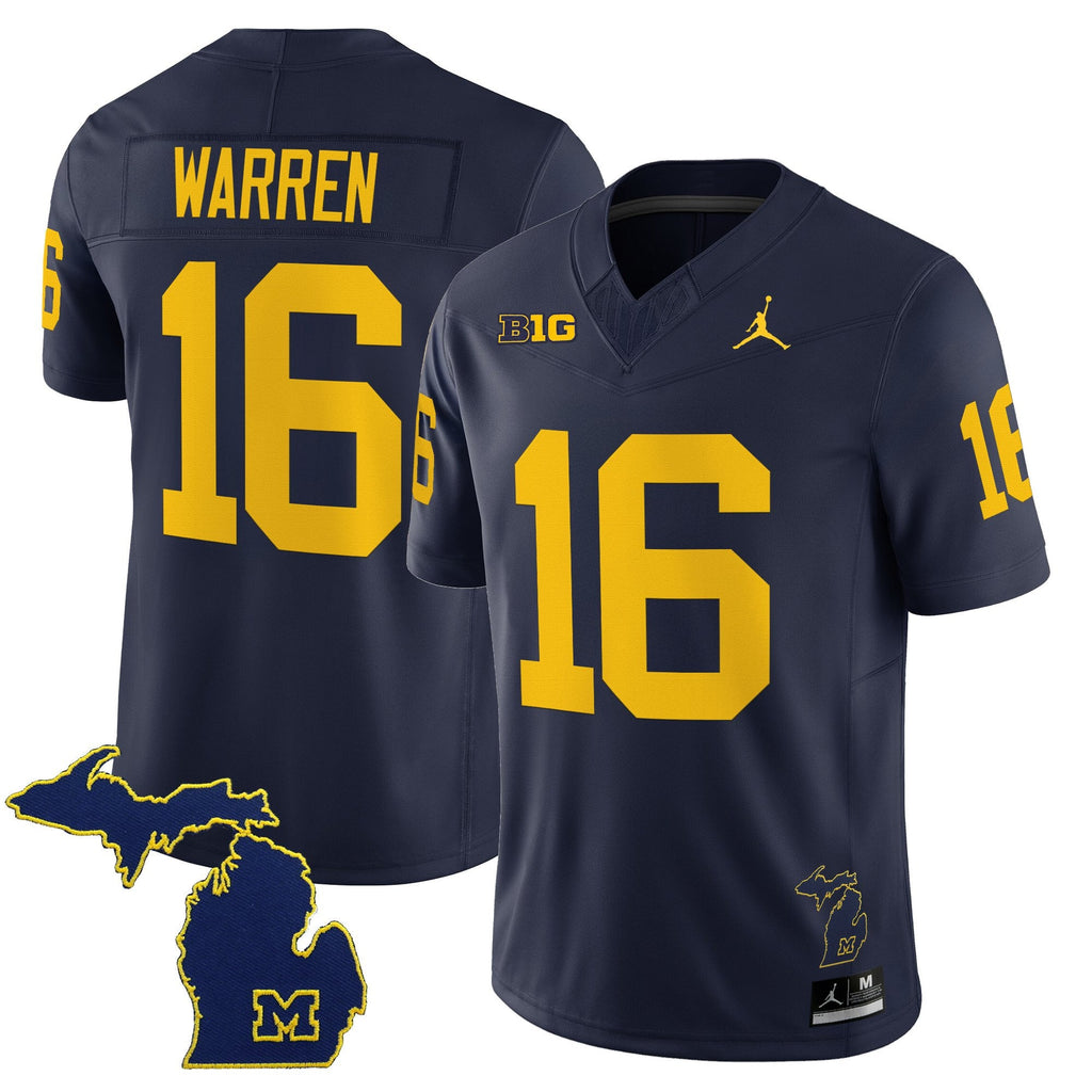 Men's Michigan Wolverines 2025 Vapor Limited Jersey V2 - All Stitched - image 1