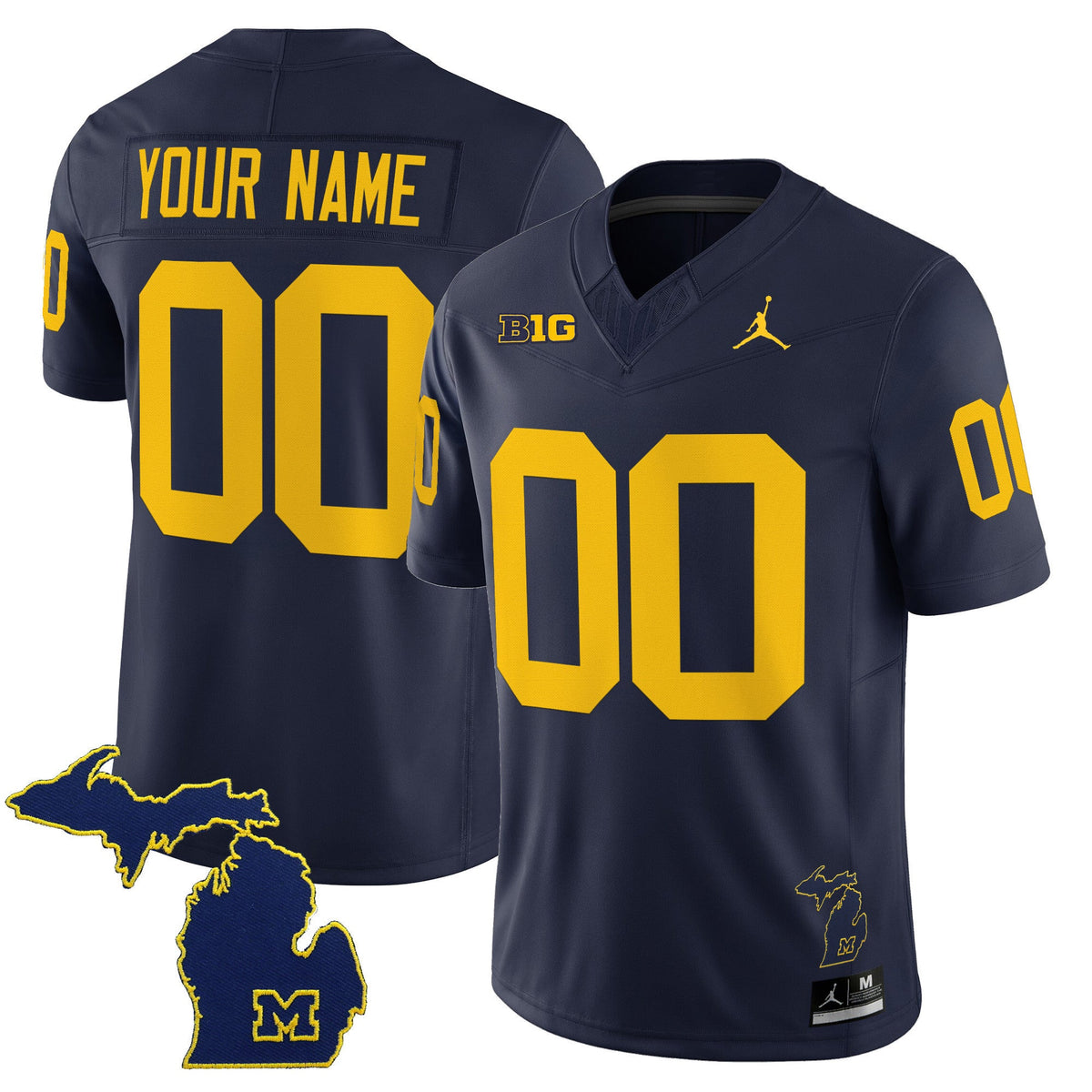 Michigan Wolverines 2025 Vapor Limited Custom Jersey V2 - All Stitched - image 1