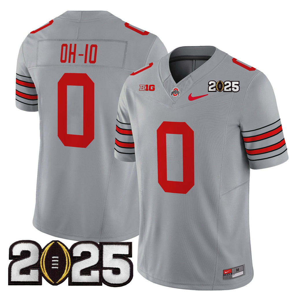 Men's Ohio State Buckeyes 'Heritage Stripe' 2025 CFP Final Patch Vapor Limited Jersey - All Stitched - image 29