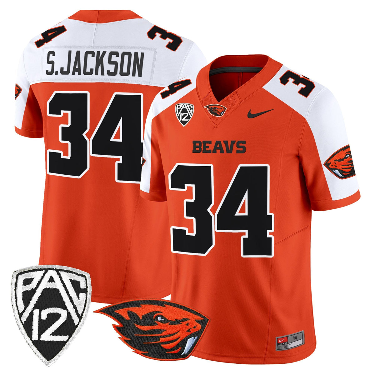 Men's Oregon State Beavers 2025 Vapor Limited Jersey - All Stitched - image 39