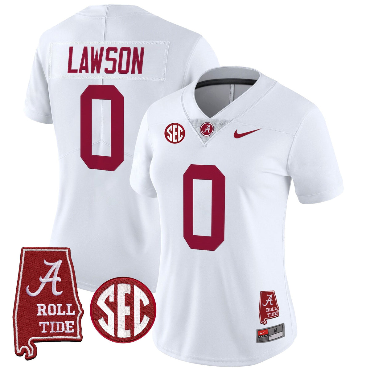 Women's Alabama Crimson Tide 2025 Vapor Limited Jersey - Alabama Map - All Stitched - image 13