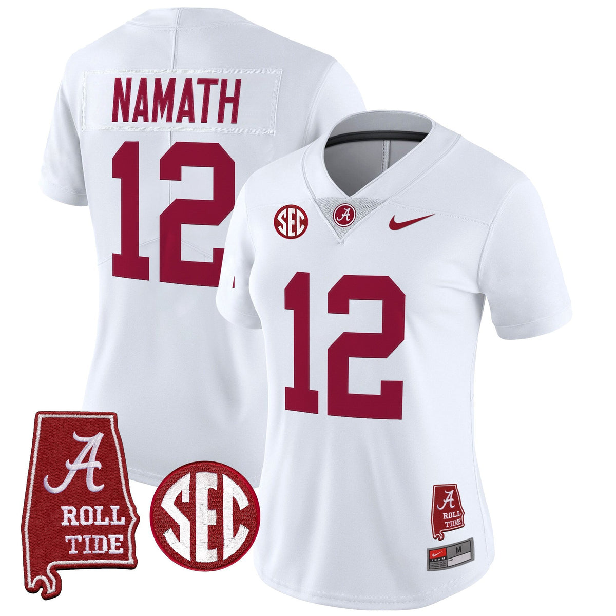 Women's Alabama Crimson Tide 2025 Vapor Limited Jersey - Alabama Map - All Stitched - image 14