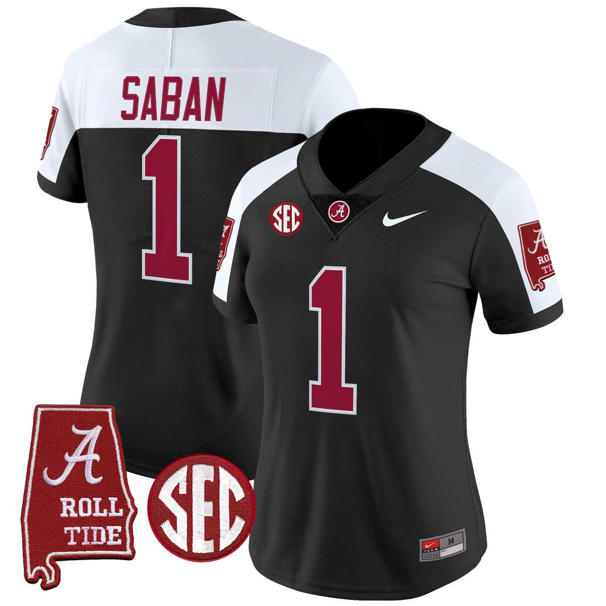 Women's Alabama Crimson Tide 2025 Vapor Limited Jersey - Alabama Map - All Stitched - image 23