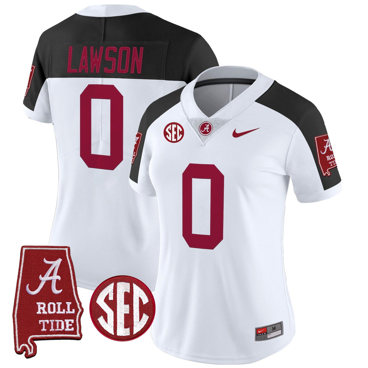 Women's Alabama Crimson Tide 2025 Vapor Limited Jersey - Alabama Map - All Stitched - image 45