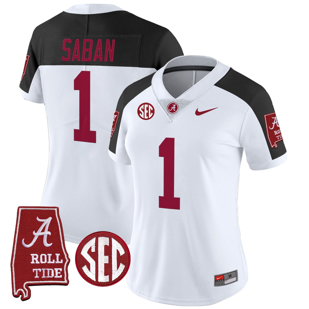 Women's Alabama Crimson Tide 2025 Vapor Limited Jersey - Alabama Map - All Stitched - image 47