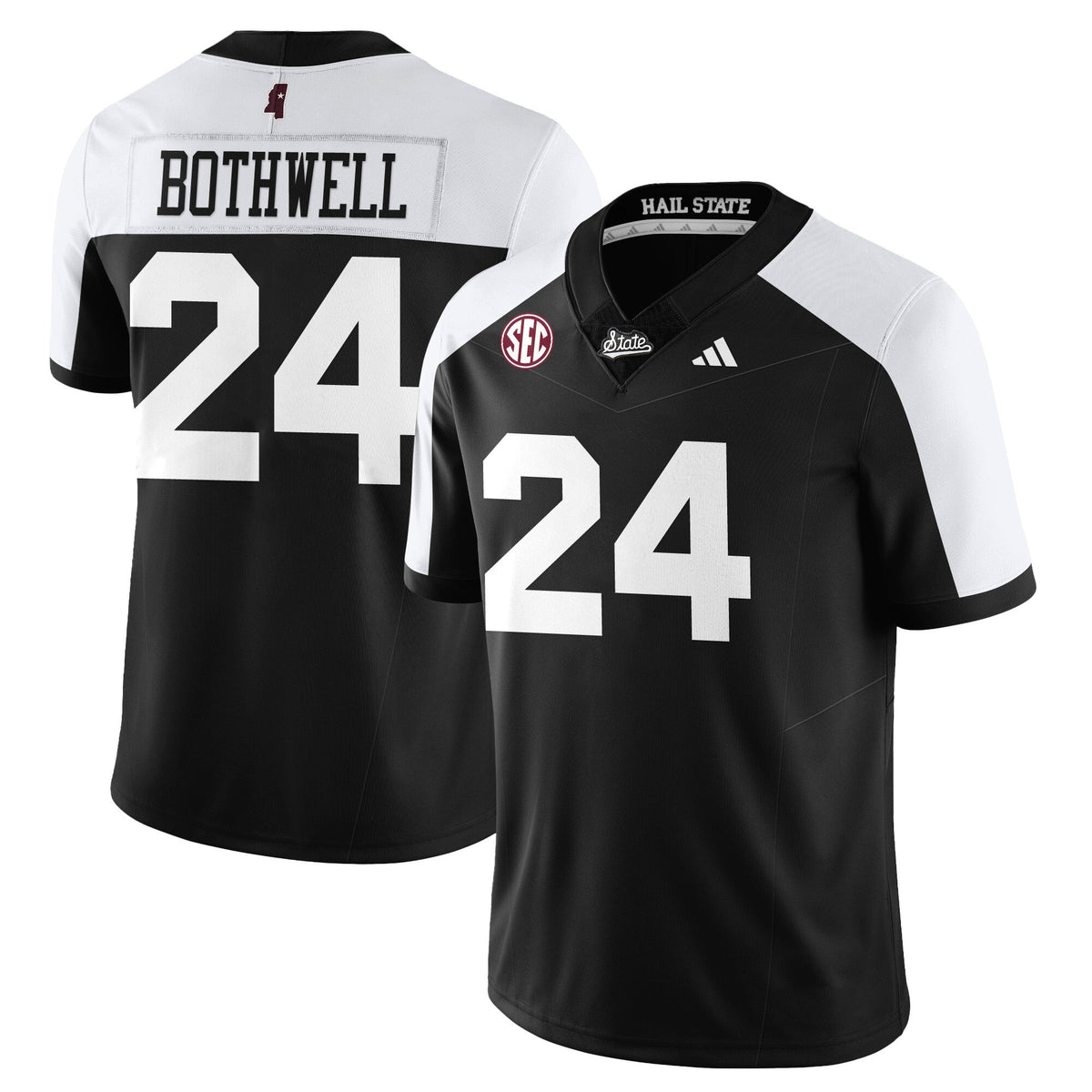 Men's Mississippi State Football "Darkness" Limited Jersey - All Stitched - image 9