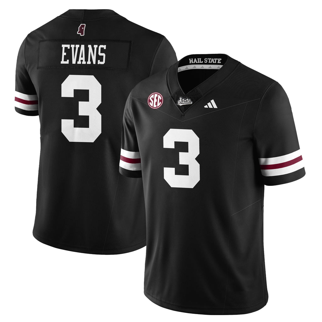 Men's Mississippi State Football "Darkness" Limited Jersey - All Stitched - image 11