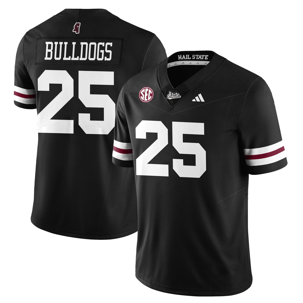Men's Mississippi State Football "Darkness" Limited Jersey - All Stitched - image 2