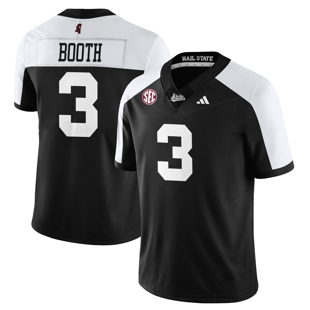 Men's Mississippi State Football "Darkness" Limited Jersey - All Stitched - image 14