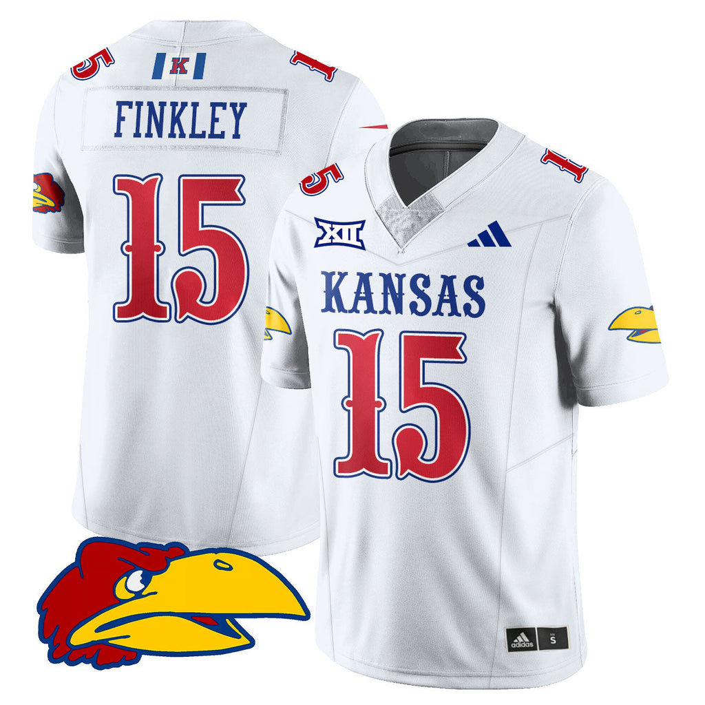 Women's Kansas Jayhawks Football 2025 Limited Jersey - All Stitched - image 4