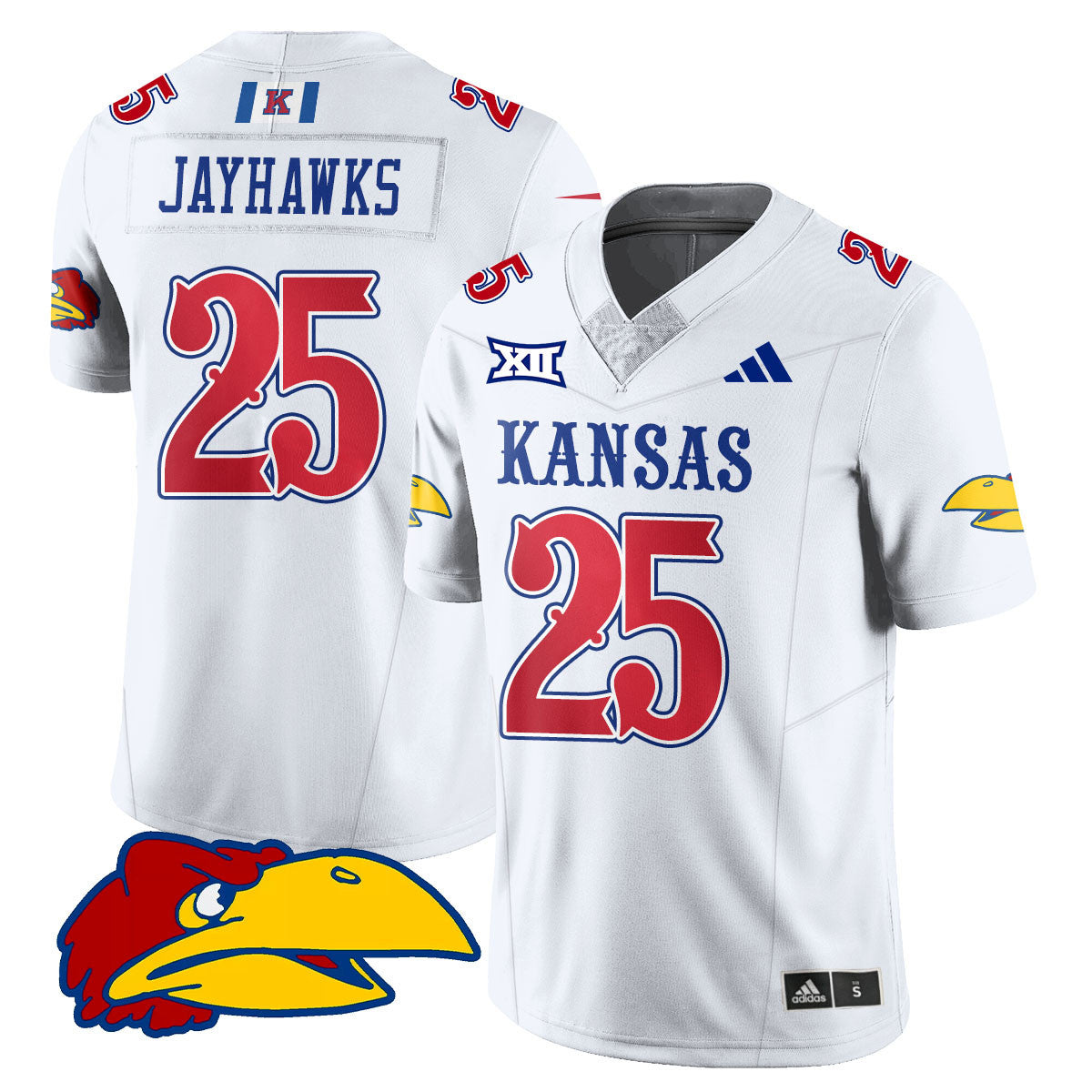 Women's Kansas Jayhawks Football 2025 Limited Jersey - All Stitched - image 7