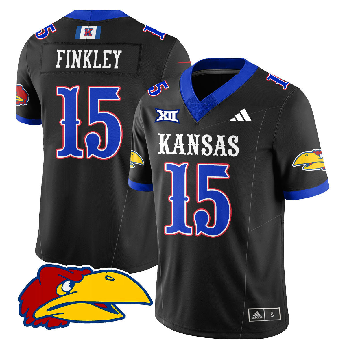 Men's Kansas Jayhawks Football 2025 Limited Jersey - All Stitched - image 3