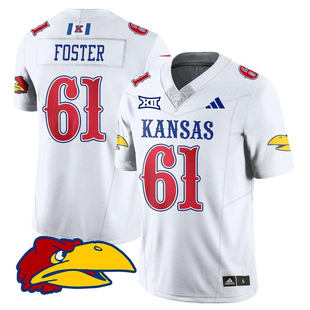 Men's Kansas Jayhawks Football 2025 Limited Jersey - All Stitched - image 11