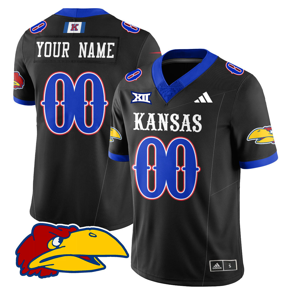 Men's Kansas Jayhawks Football 2025 Limited Jersey - All Stitched - image 12