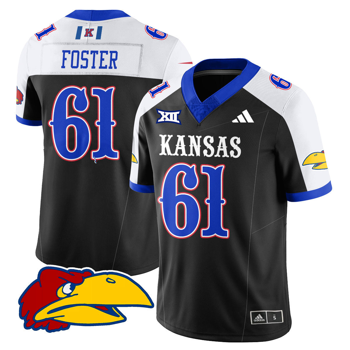 Men's Kansas Jayhawks Football 2025 Limited Jersey - All Stitched - image 22