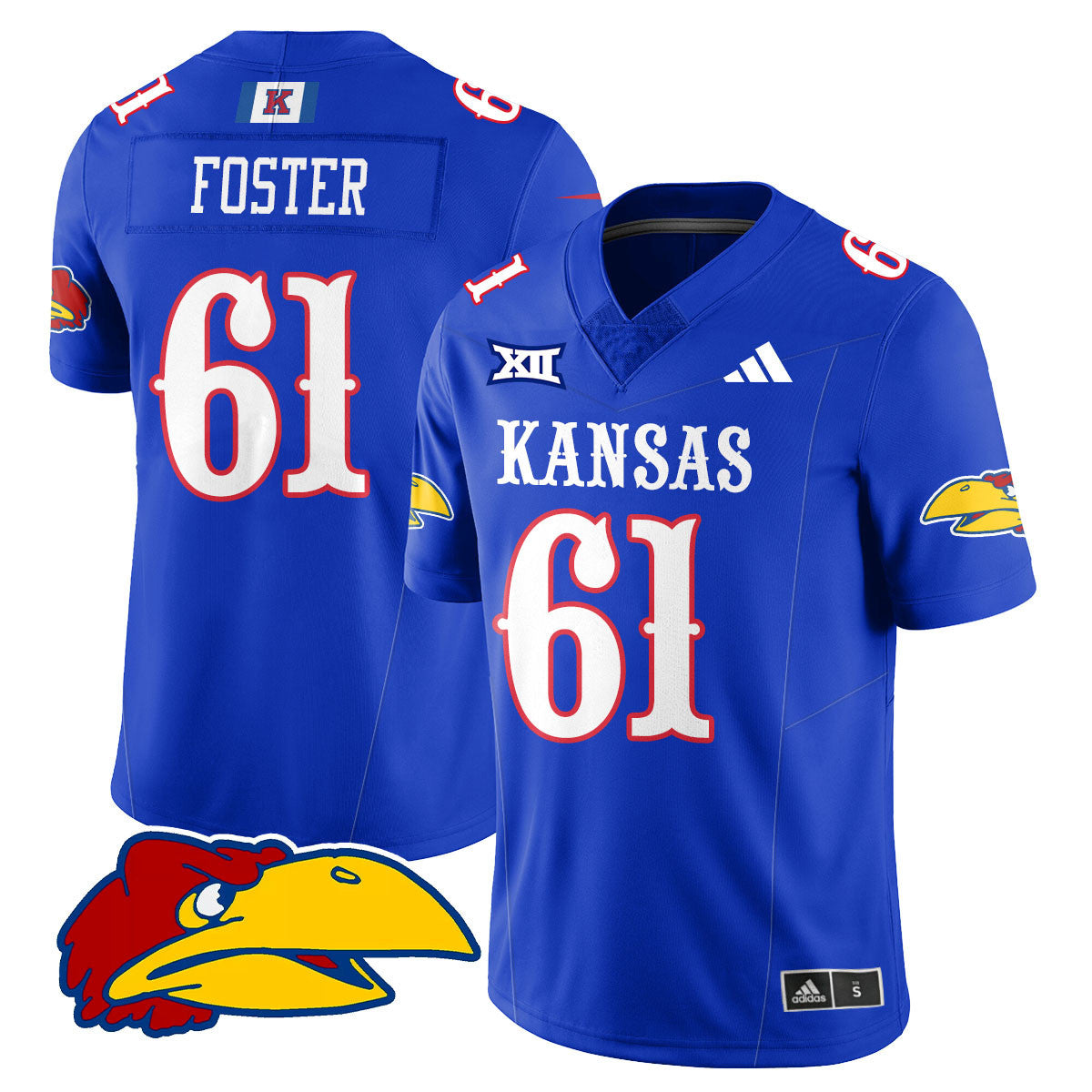 Men's Kansas Jayhawks Football 2025 Limited Jersey - All Stitched - image 25
