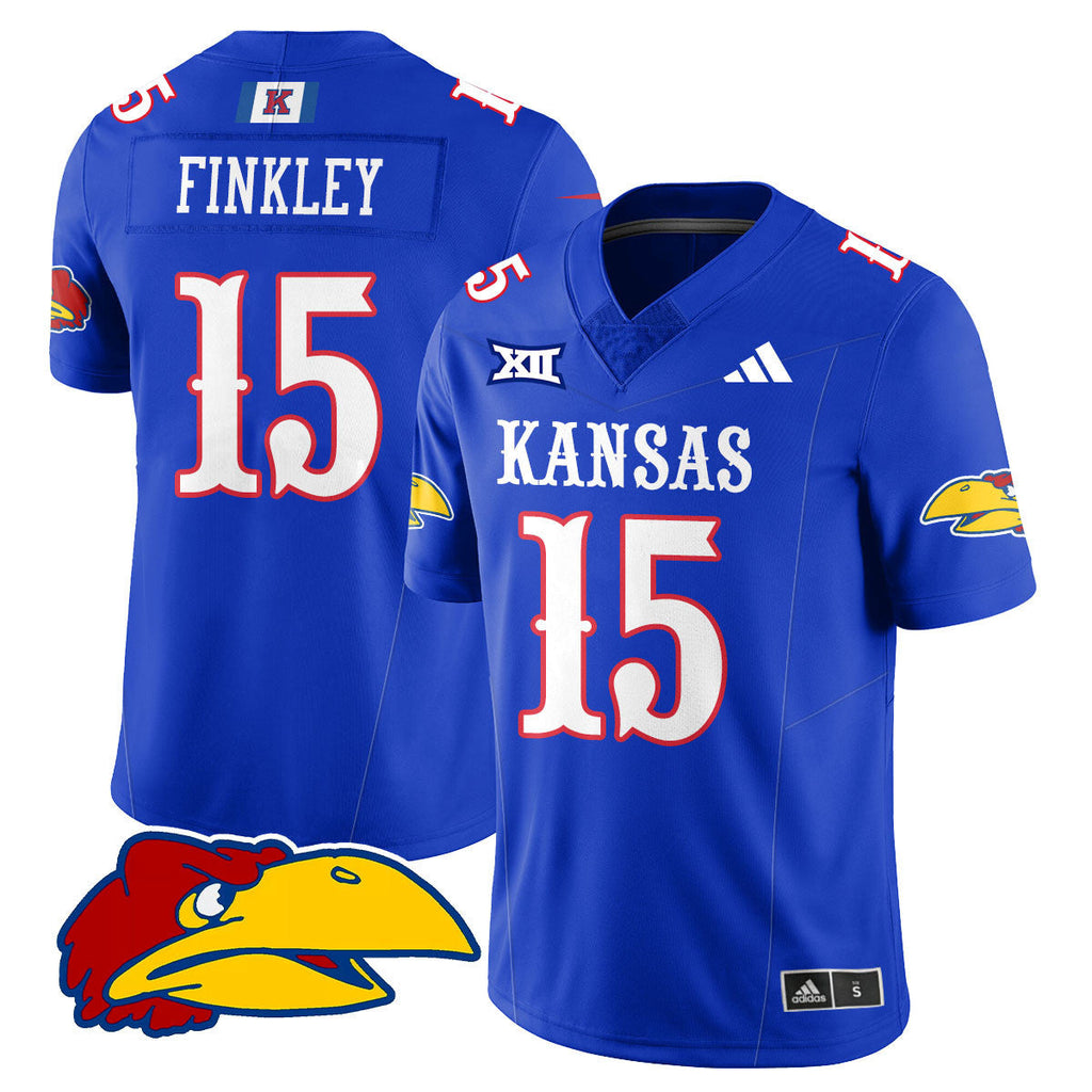 Men's Kansas Jayhawks Football 2025 Limited Jersey - All Stitched - image 1