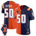 Illinois Fighting Illini Split Vapor Limited Jersey - All Stitched - image 1