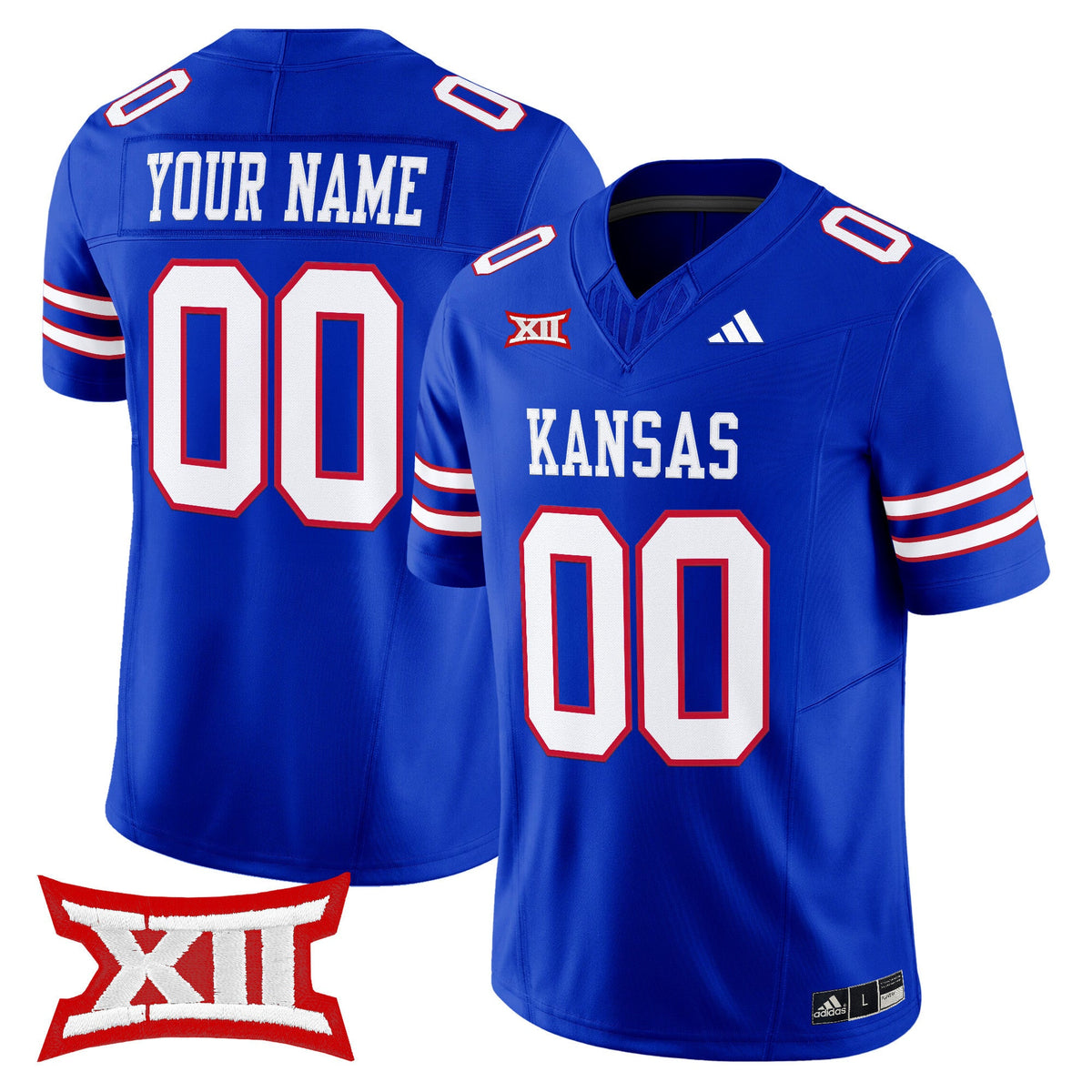 Kansas Jayhawks 2025 Vapor Limited Custom Jersey - All Stitched - image 4