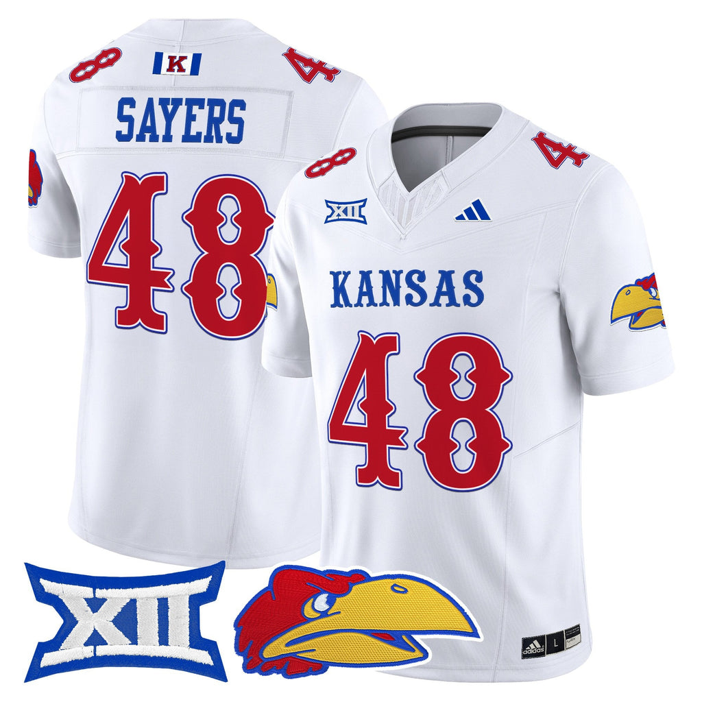 Men's Kansas Jayhawks 2025 Vapor Limited Jersey - All Stitched - image 7