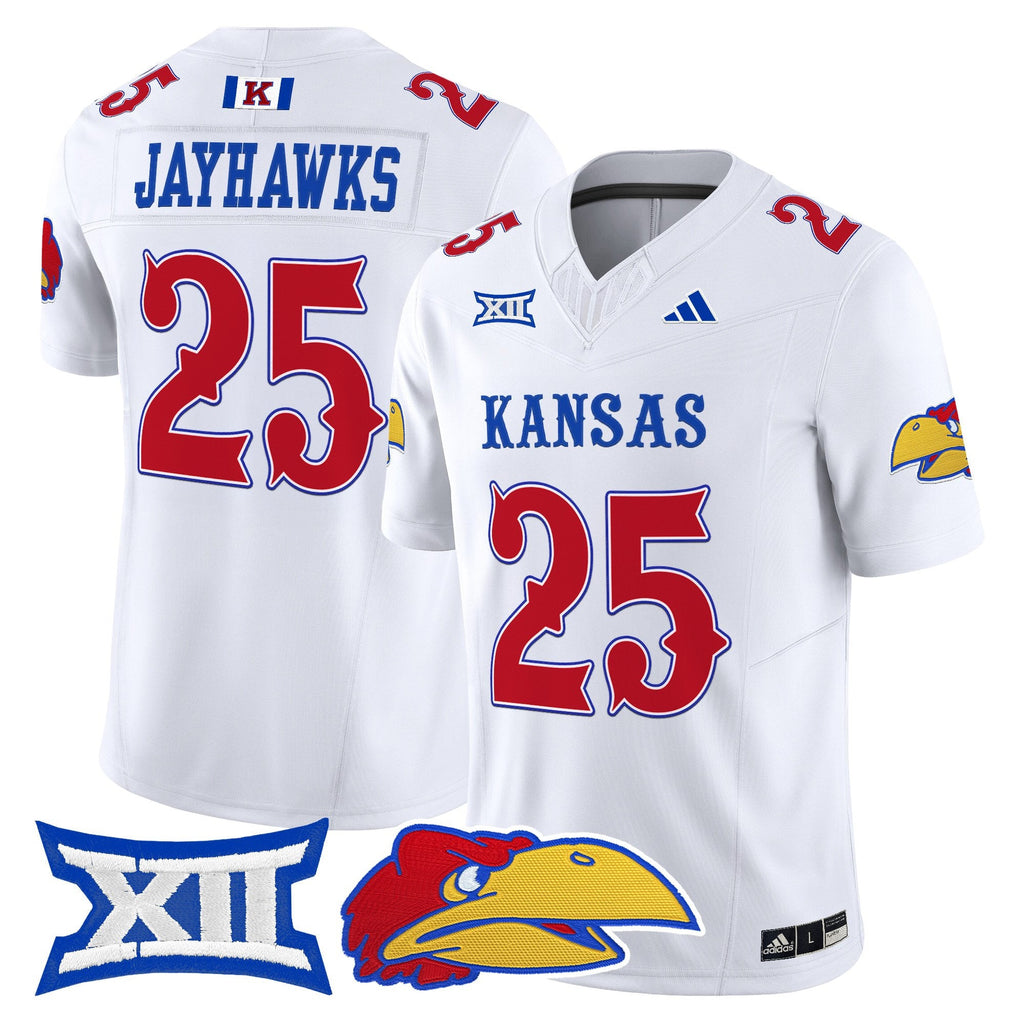 Men's Kansas Jayhawks 2025 Vapor Limited Jersey - All Stitched - image 8