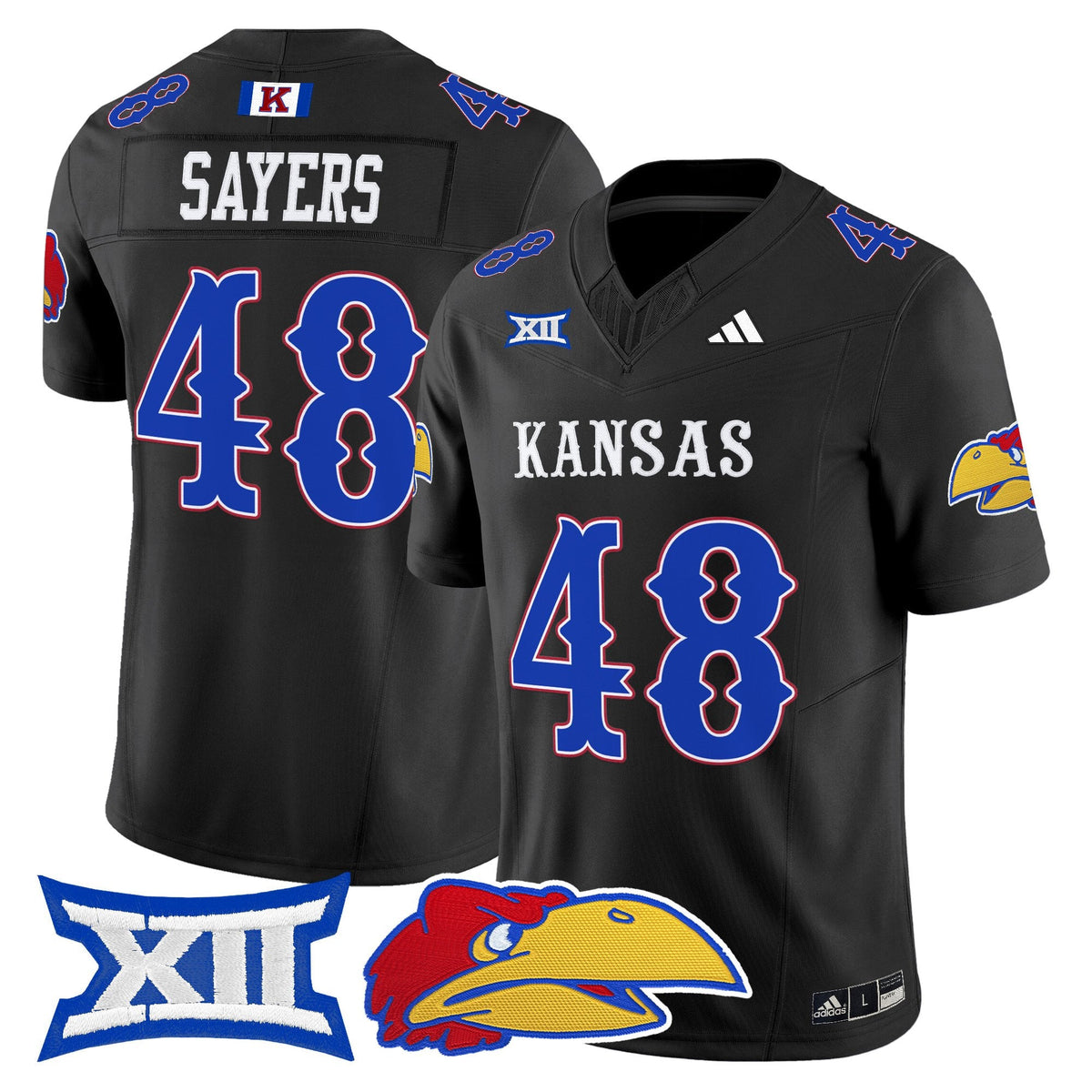 Men's Kansas Jayhawks 2025 Vapor Limited Jersey - All Stitched - image 15