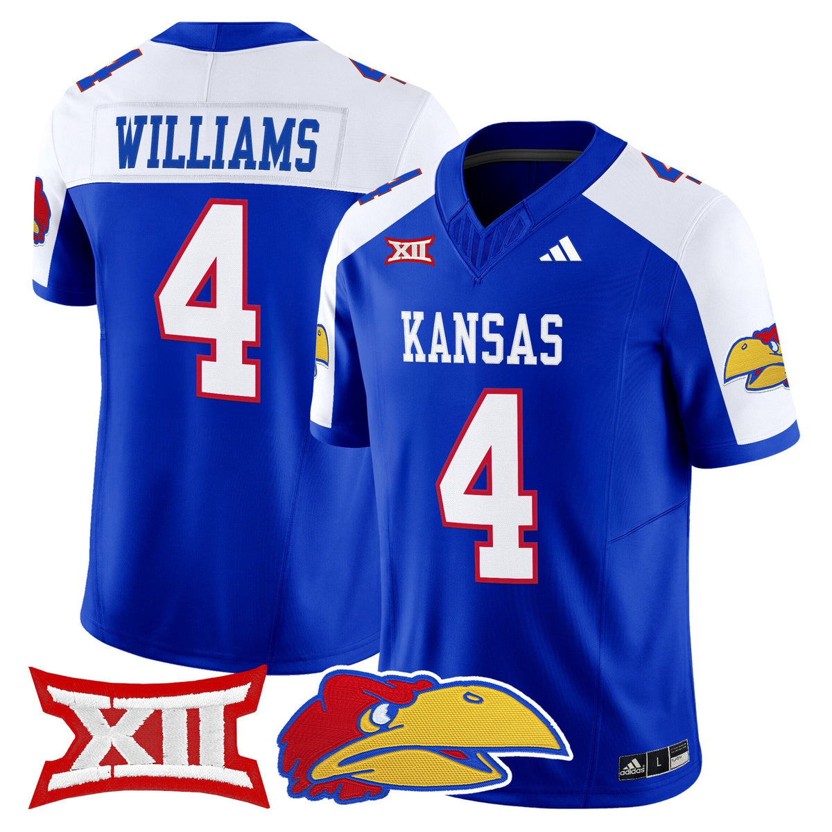 Men's Kansas Jayhawks 2025 Vapor Limited Jersey - All Stitched - image 36