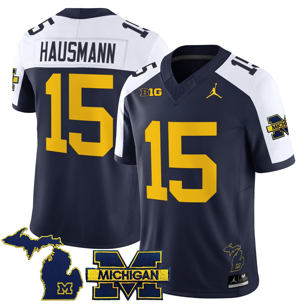 Women's Michigan Wolverines 2025 Vapor Limited Jersey - All Stitched - image 4