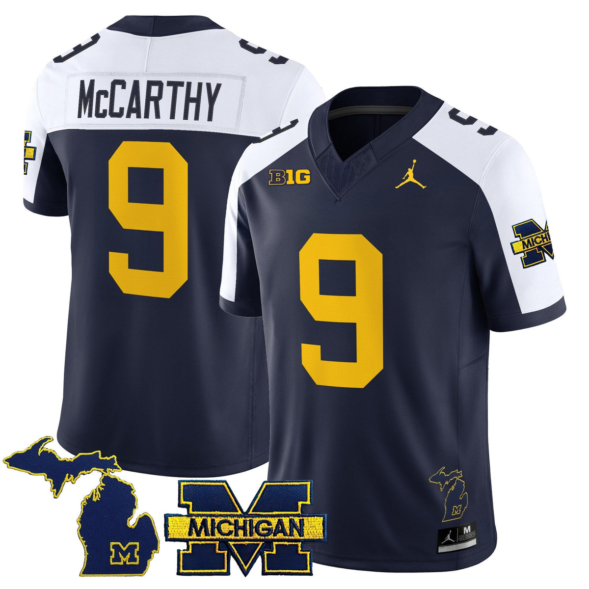 Women's Michigan Wolverines 2025 Vapor Limited Jersey - All Stitched - image 8