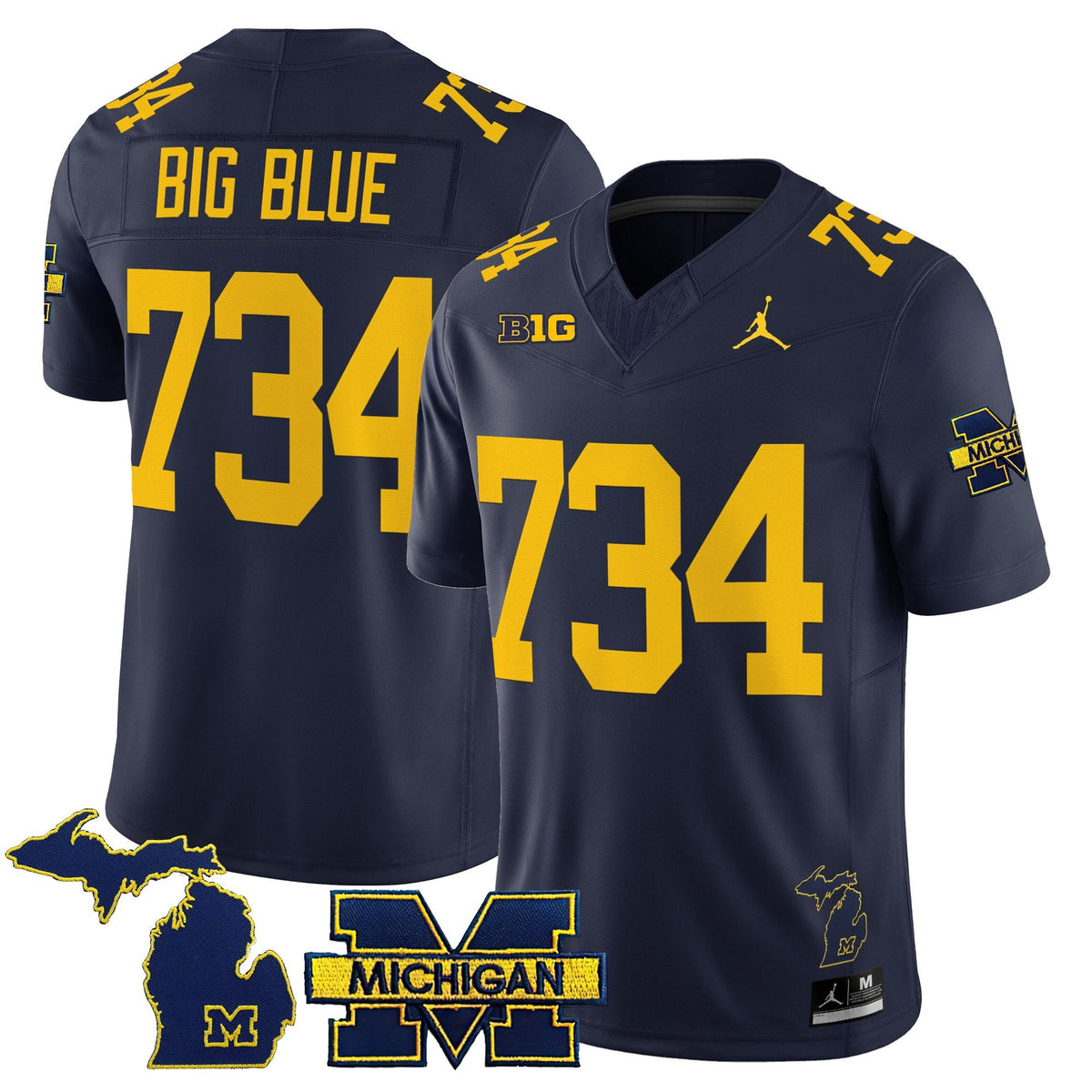 Men's Michigan Wolverines 2025 Vapor Limited Jersey - All Stitched - image 18