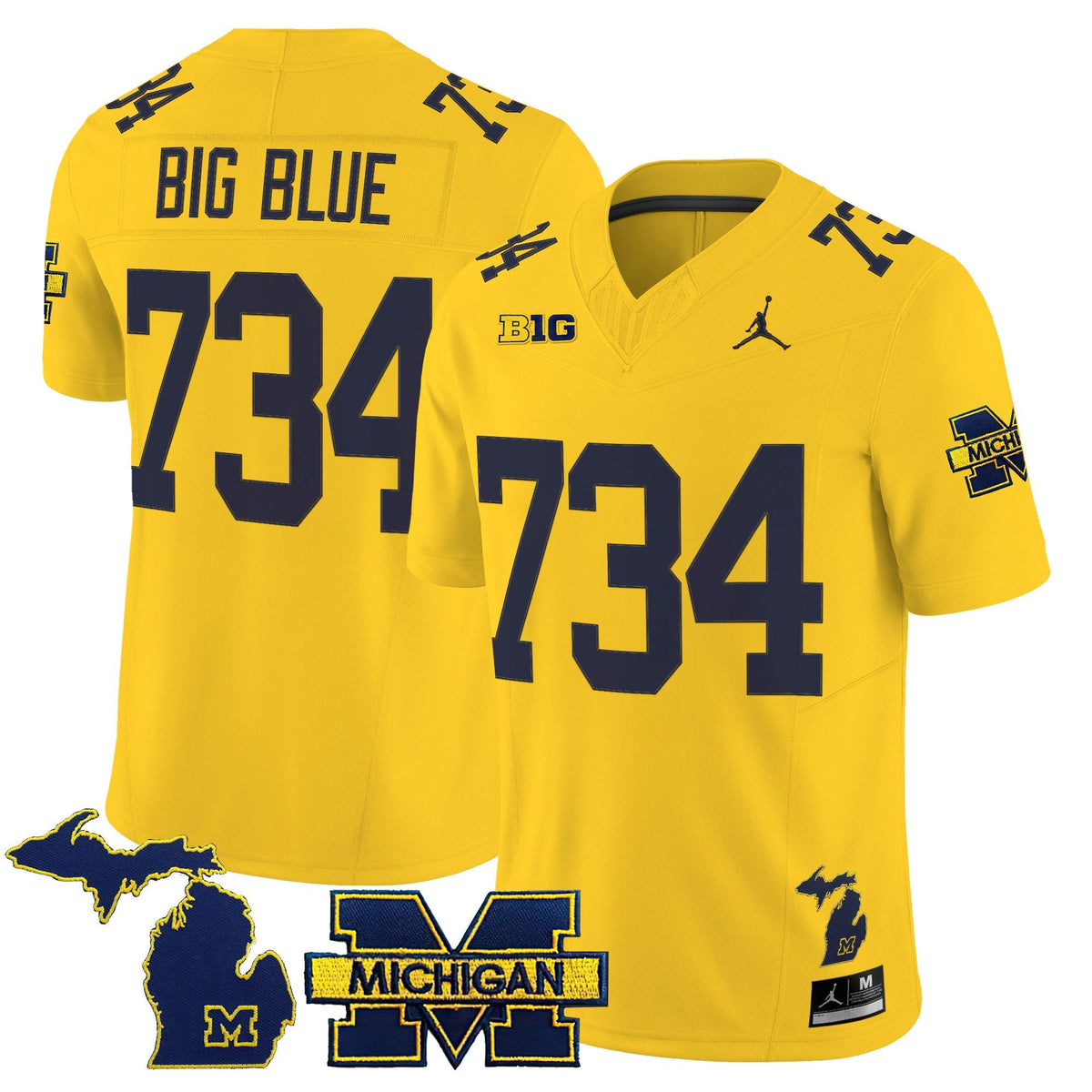 Women's Michigan Wolverines 2025 Vapor Limited Jersey - All Stitched - image 26