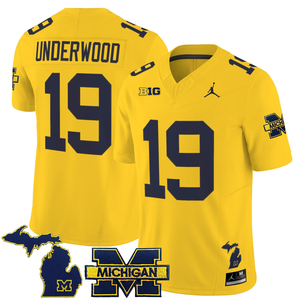 Women's Michigan Wolverines 2025 Vapor Limited Jersey - All Stitched - image 27