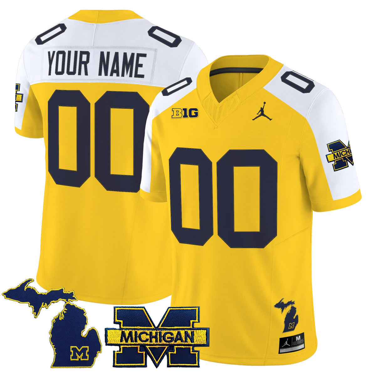 Michigan Wolverines 2025 Vapor Limited Custom Jersey - All Stitched - image 2