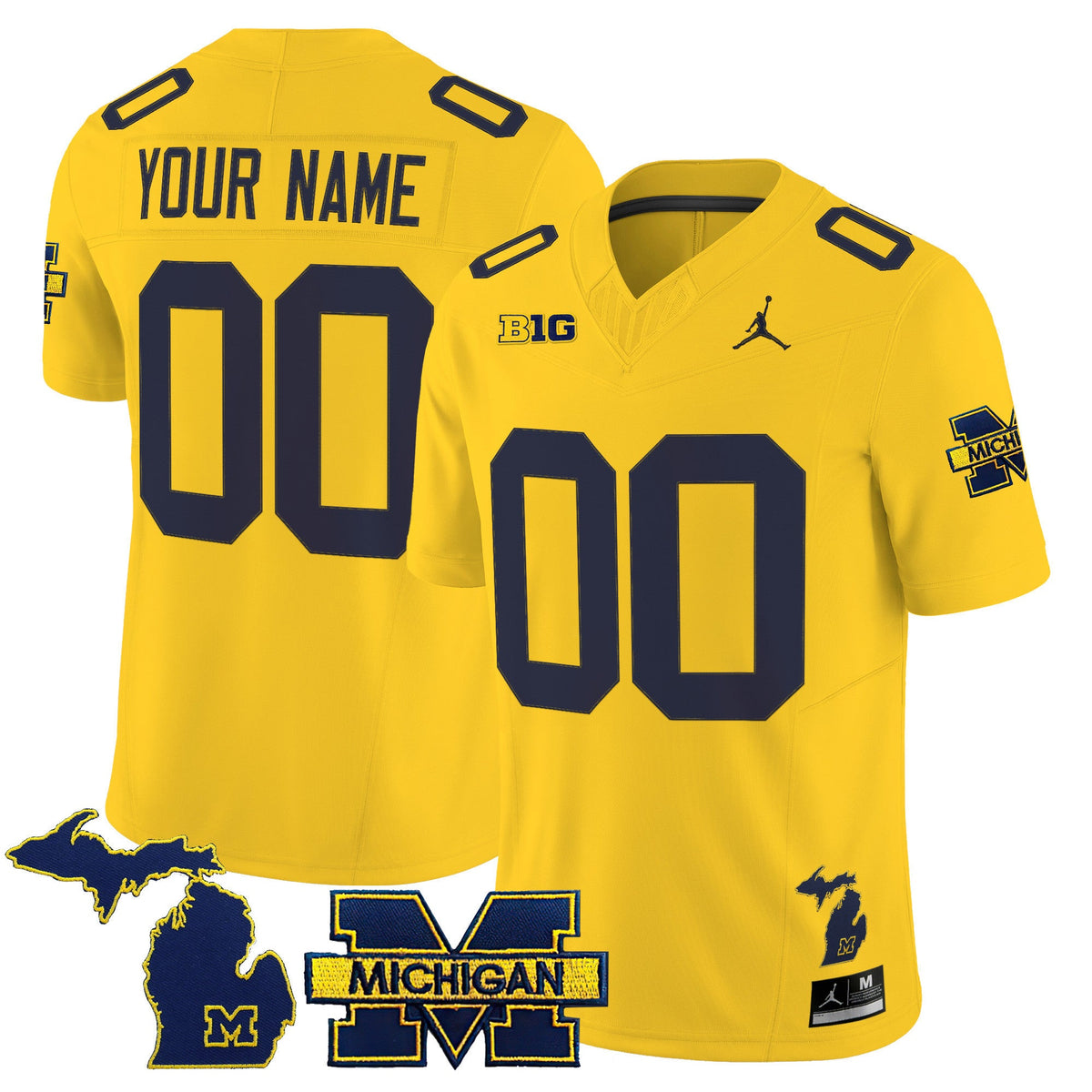 Michigan Wolverines 2025 Vapor Limited Custom Jersey - All Stitched - image 4