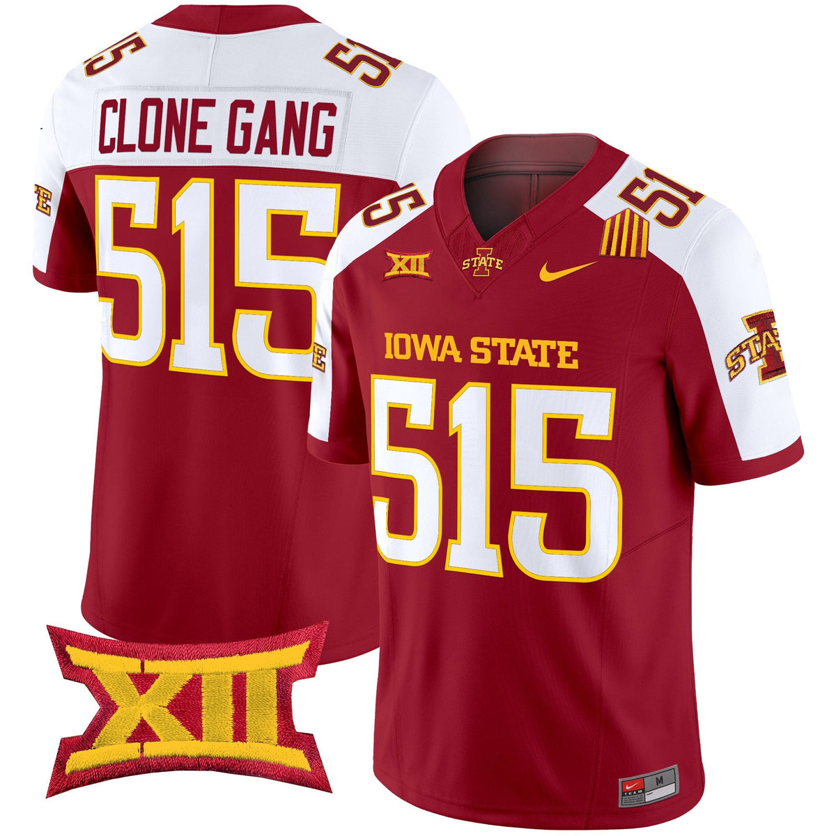 Men's Iowa State Cyclones 2025 Vapor Limited Jersey - All Stitched - image 2