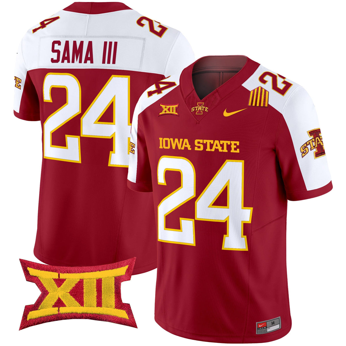 Men's Iowa State Cyclones 2025 Vapor Limited Jersey - All Stitched - image 3