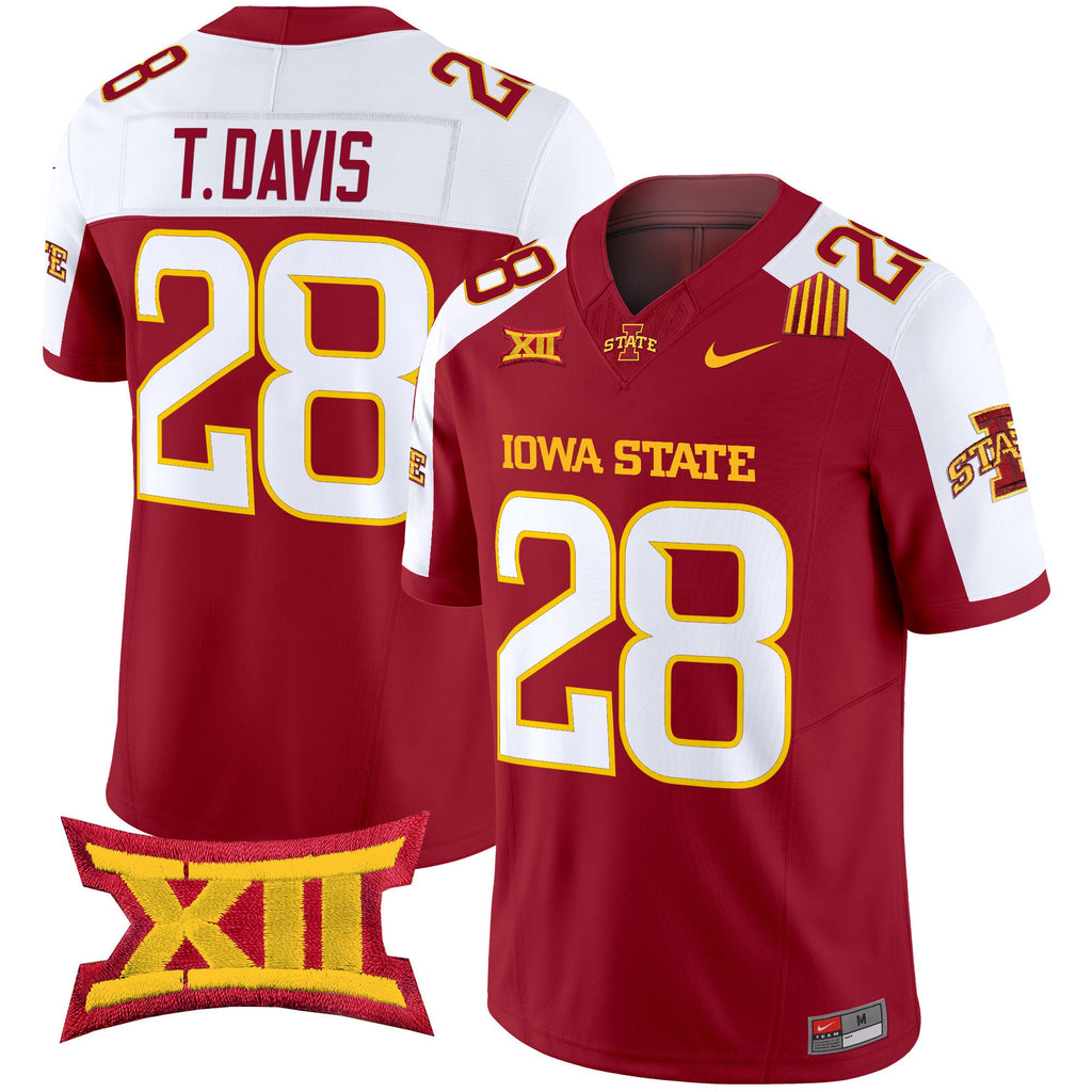 Men's Iowa State Cyclones 2025 Vapor Limited Jersey - All Stitched - image 6
