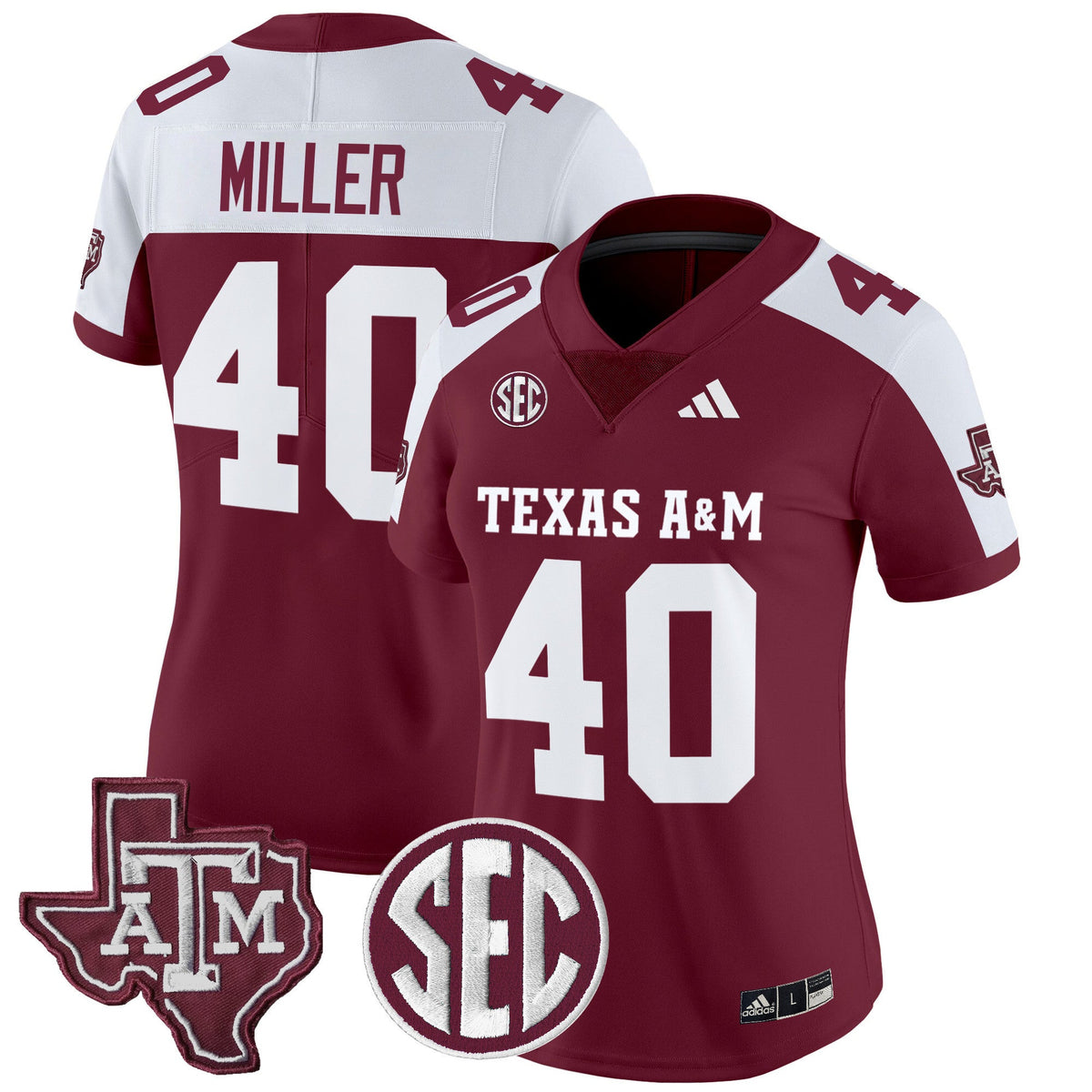 Women's Texas A&M Aggies 2025 Vapor Limited Jersey - All Stitched - image 6