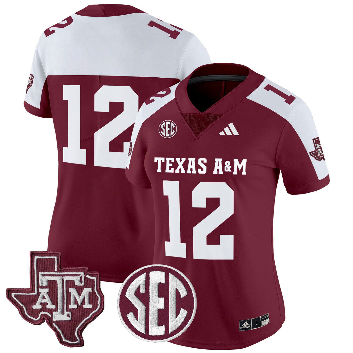 Women's Texas A&M Aggies 2025 Vapor Limited Jersey - All Stitched - image 7